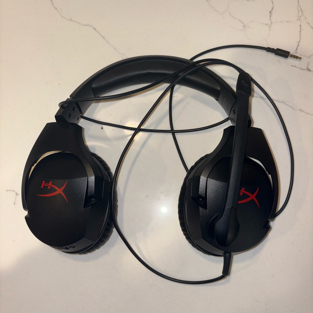 HyperX Cloud Stinger Wired Gaming Headset - Black with Red Logo